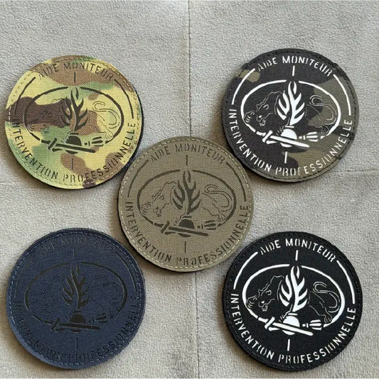 Écussons Laser cut AMIP - Nouvelle version