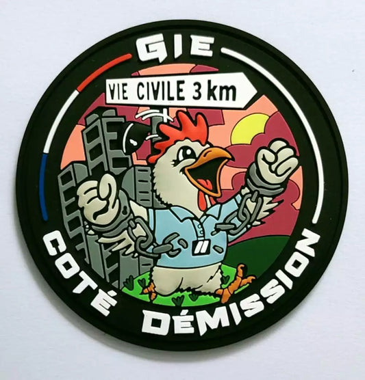 Rondache "GIE CÔTÉ DÉMISSION"
